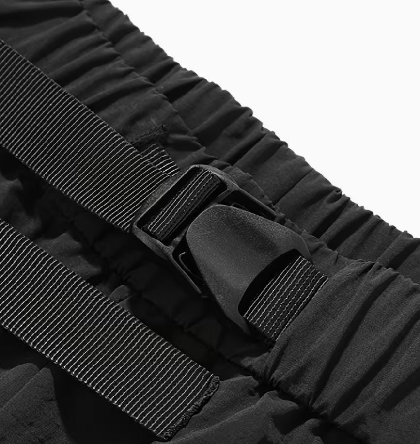 Performance parachute Pant Black